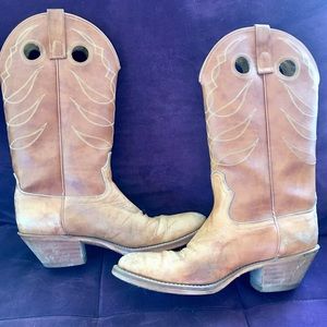 Acme Western Boots - riding boots - Vintage brown